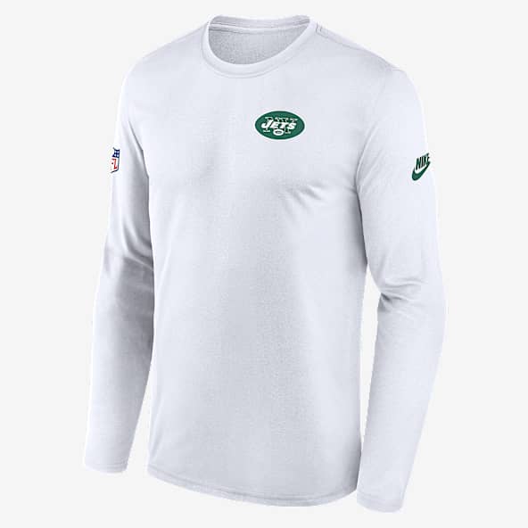 New York Jets Alt Legend Small Logo Men's Nike Dri-FIT NFL Long-Sleeve T-Shirt