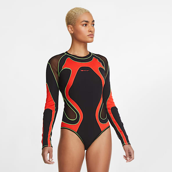 Nike womens bodysuit black Clearance