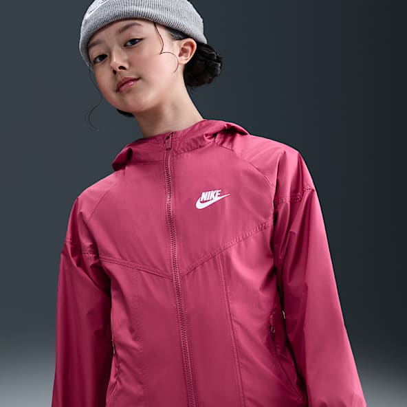 Nike Sportswear Windrunner Big Kids' Hooded Repel Jacket
