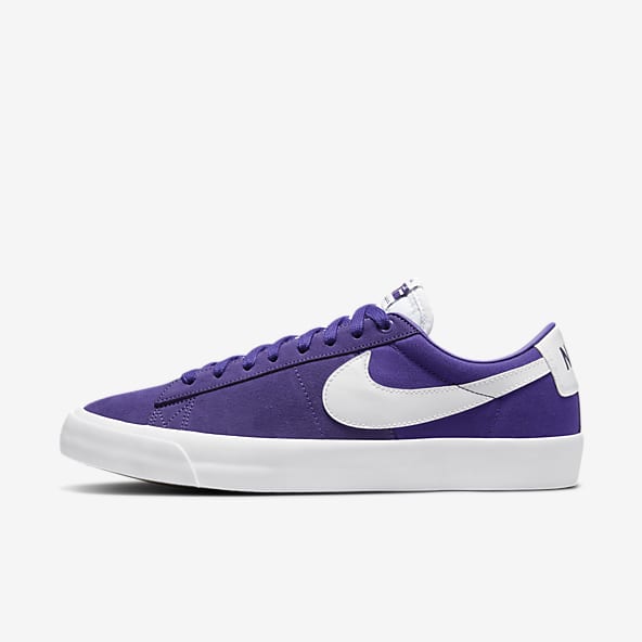 purple nike air shoes