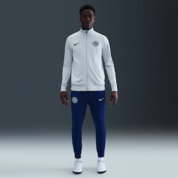Inter Milan Strike Fotbollsbyxor Nike Dri-FIT i stickat material för män