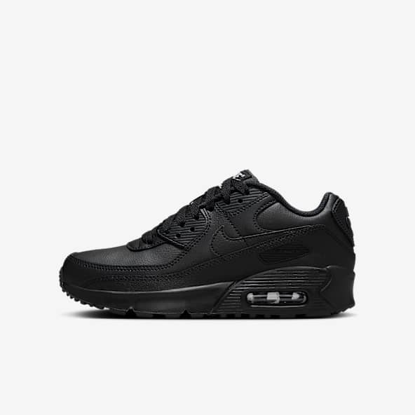 Nike air max running shoes black best sale