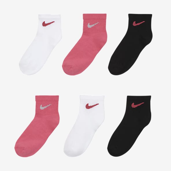 pink nike ankle socks