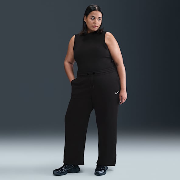 Nike Sportswear Phoenix Fleece Bukse med høyt liv til dame (Plus Size)