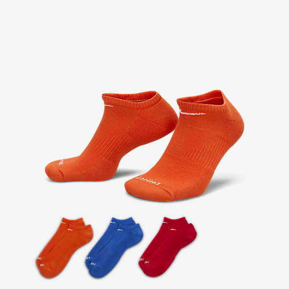 Nike Grip Football Socks XL Tall Bright Orange Men's Socks - BRAND NEW
