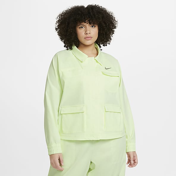 yellow nike jacket womens