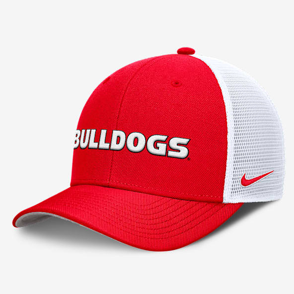 Georgia Bulldogs Dugout Coaches Rise Gorra de rejilla universitaria Nike Dri-FIT ajustable para hombre