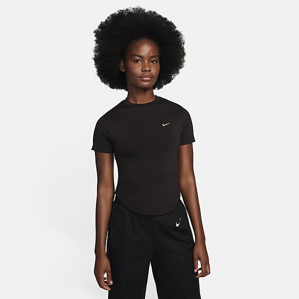 Dames Dri FIT Hardlopen Tops en T shirts. Nike BE