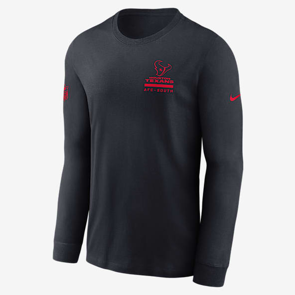 Houston Texans Sideline Team Issue Men's Nike Dri-FIT NFL Long-Sleeve T-Shirt