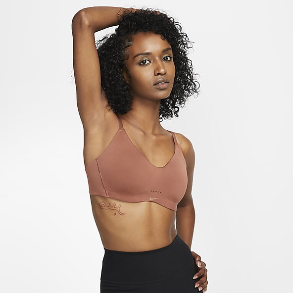 Womens Style The Look Brown Sports Bras.