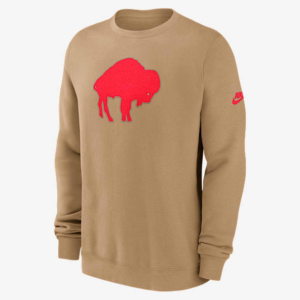 Buffalo Bills Swing Pass Rewind Club Men's Nike NFL Pullover Crew