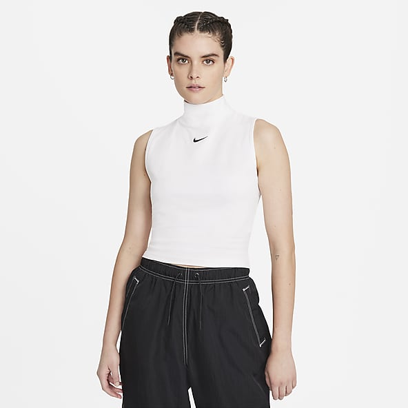 Women's White Tops \u0026 T-Shirts. Nike GB