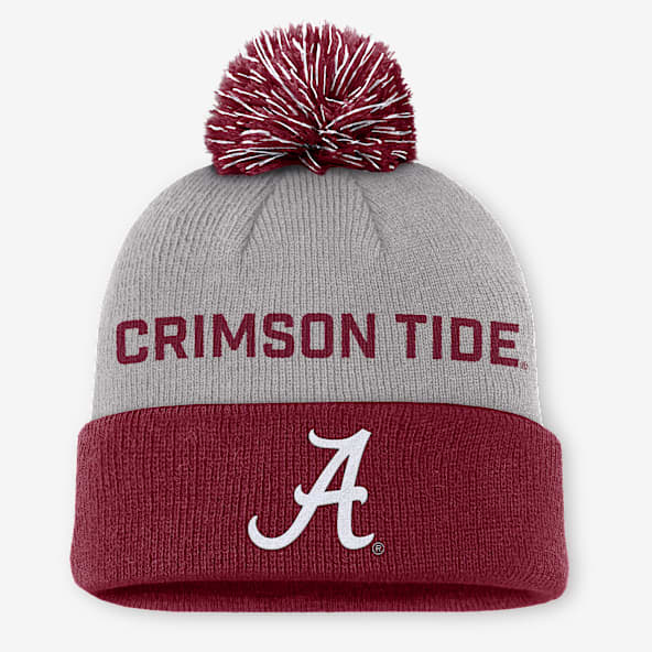 Alabama Primetime Peak Gorro universitario con puño y pompón Nike para hombre