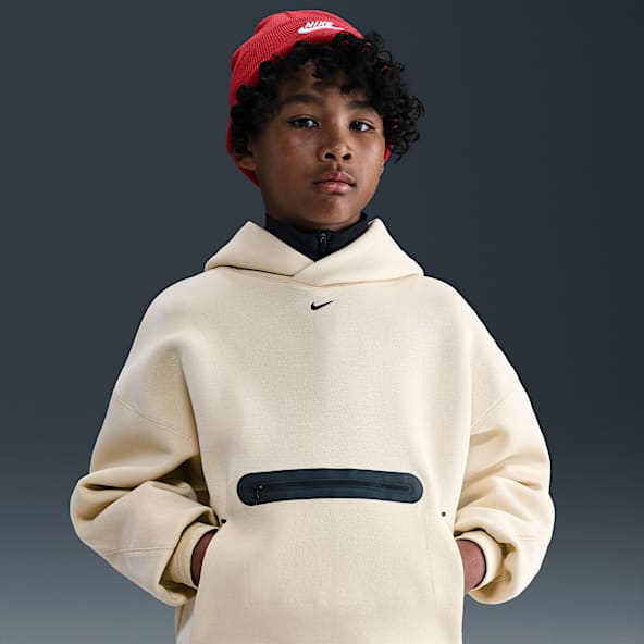 Nike Sportswear Tech Fleece Big Kids' (Boys') Oversized Pullover Hoodie