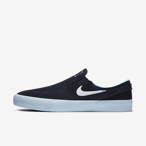 Nike all black slip on clearance