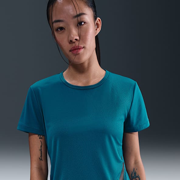 ナイキ テンポ スウッシュ ラン ウィメンズ Dri-FIT ショートスリーブ ランニングトップ
