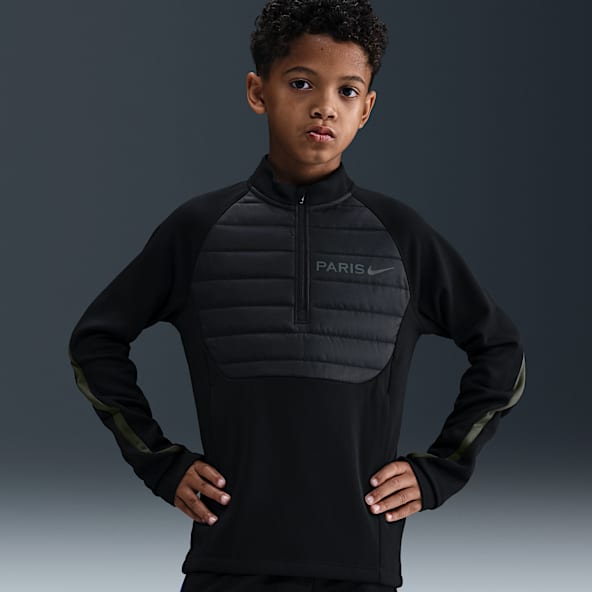Paris Saint-Germain Academy Winter Warrior Older Kids' Nike Therma-FIT Football Drill Top