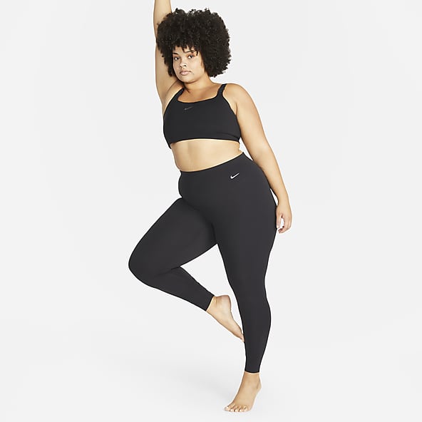 Buy Nike women plus size training leggings pink grey Online