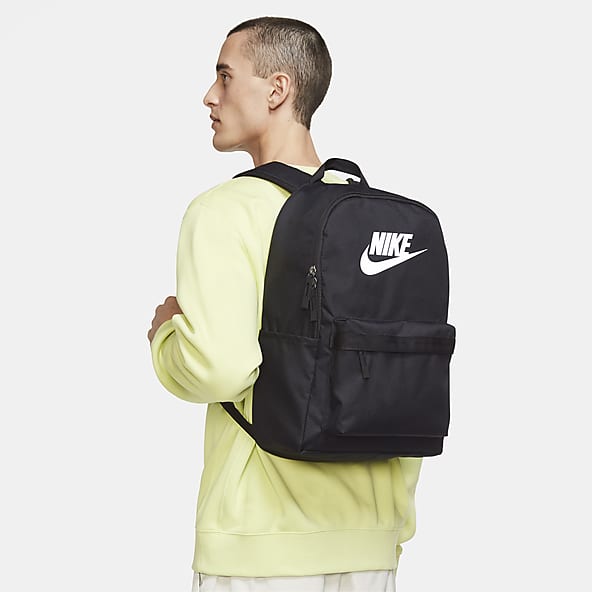 Sac de sport Nike graphic gris jaune sur