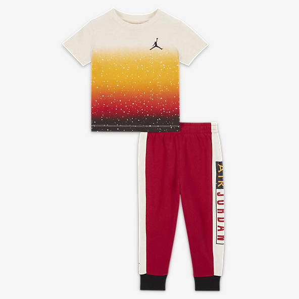 Jordan Baby (12-24M) Paprika T-Shirt and Pants Set