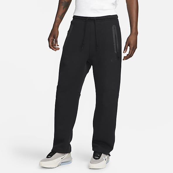 Nike Tech Fleece Sweatpants Mens XXL Swoosh Black Straight Leg