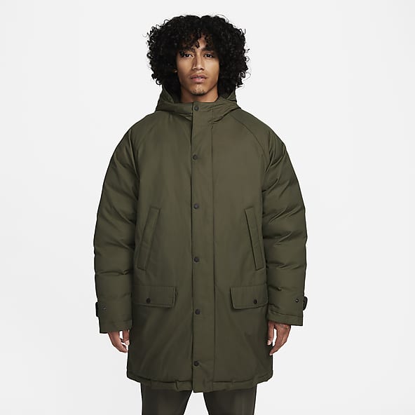 Nike store green parka
