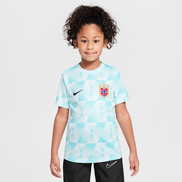 Norway Academy Pro Older Kids' Nike Dri-FIT Football Pre-Match Short-Sleeve Top