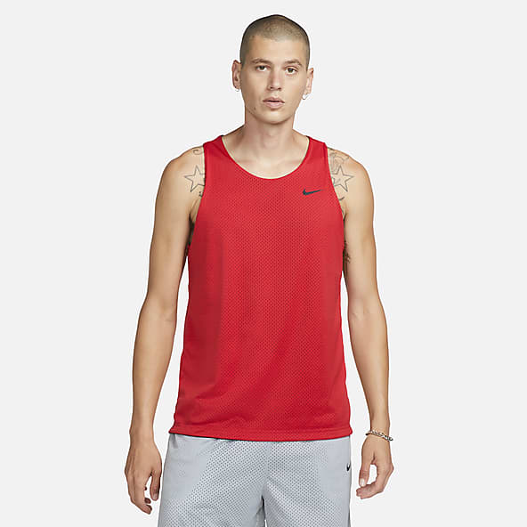 Nike Pro Combat Sleeveless Shirt Mens medium red