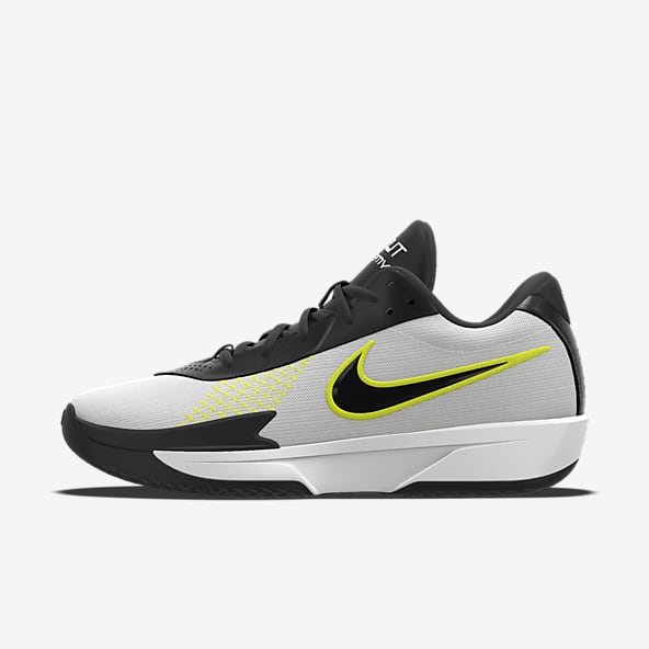 basketball shoes nike black and white