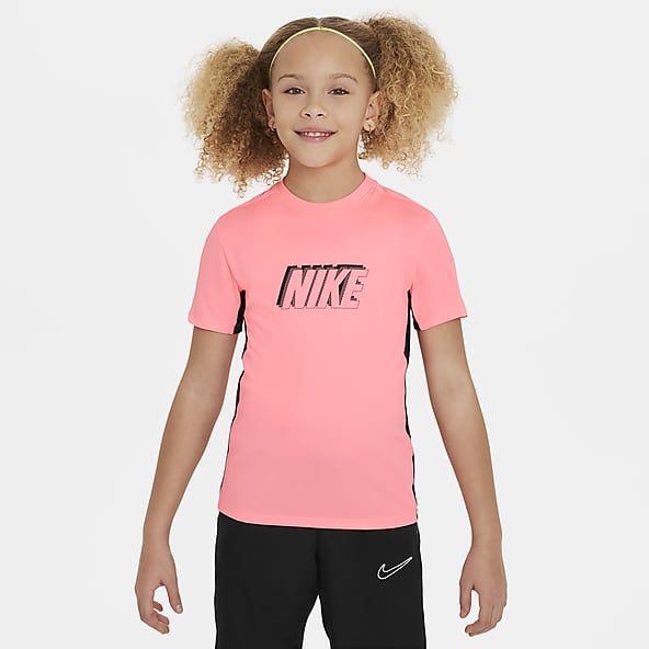 Filles Rose Au moins 20 de matieres durables Maillots manches courtes. Nike FR