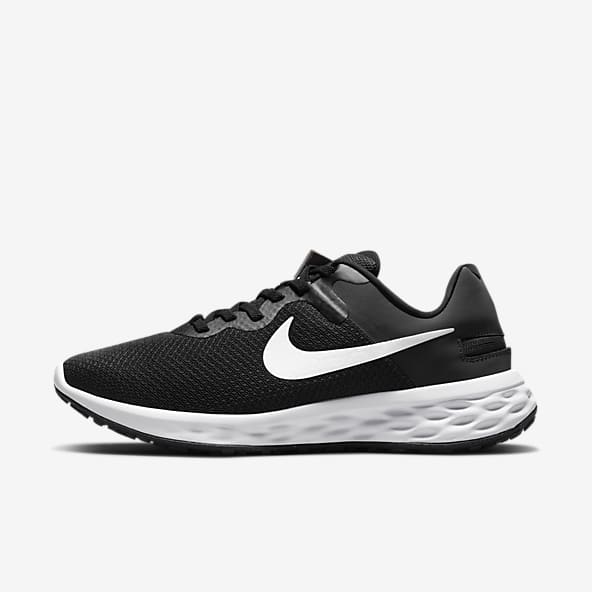 black white nike runners