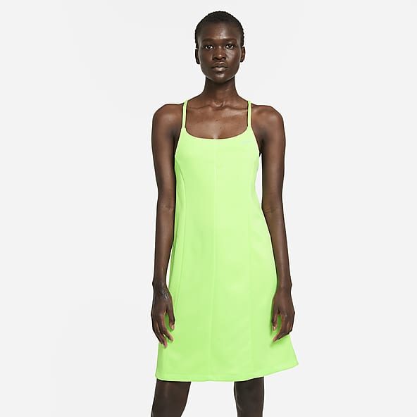 lime green nike dress