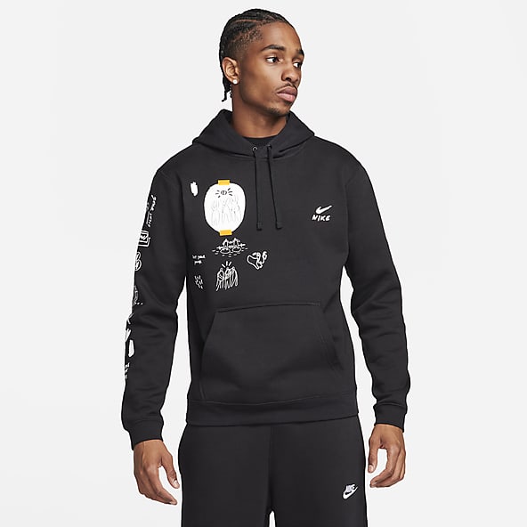Nike Wordmark Hoodie in Black Size Large | Cavaliers