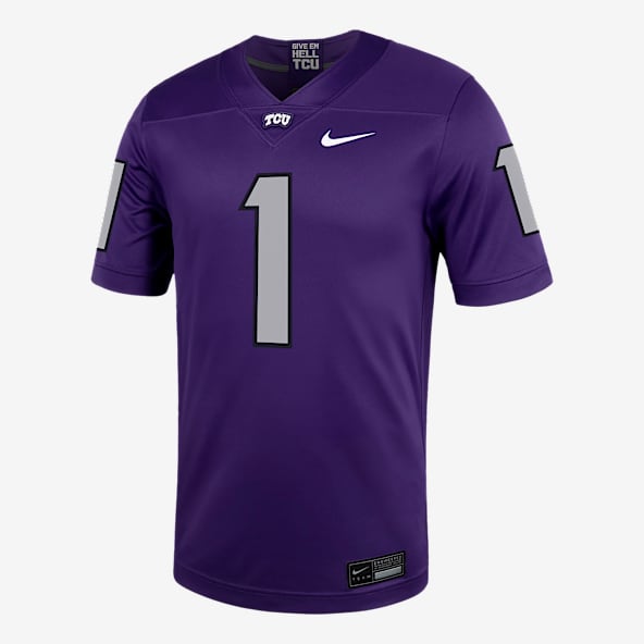 TCU Jersey de fútbol americano universitario Nike Replica para hombre