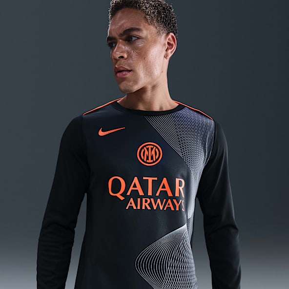 Inter Milan Academy Pro Third Men's Nike Dri-FIT Total90 Football Pre-Match Long-Sleeve Top