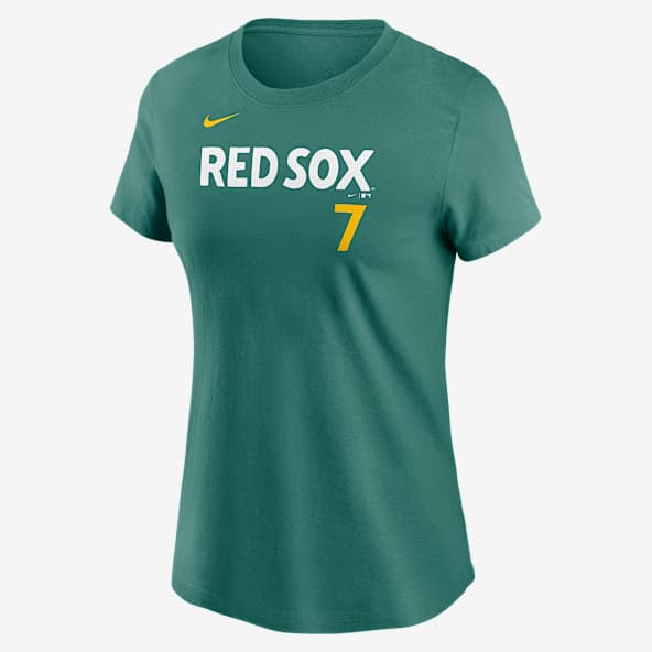 Masataka Yoshida Boston Red Sox City Connect Fuse Playera Nike de la MLB para mujer