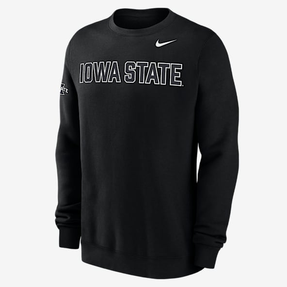 Iowa State Club Fleece Men's Nike College Crew-Neck Sweatshirt