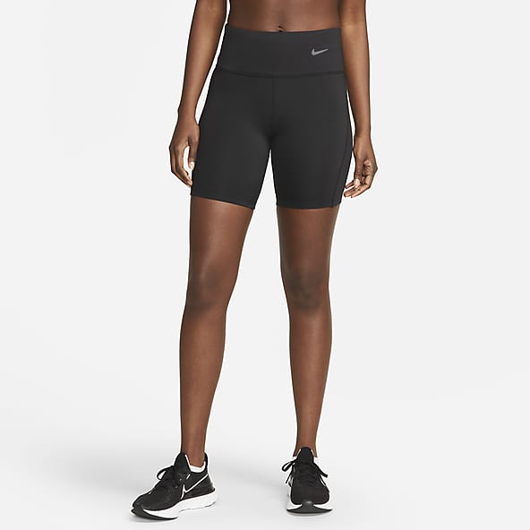 Nike Women's New Light Blue Baggy Running Shorts on Sale