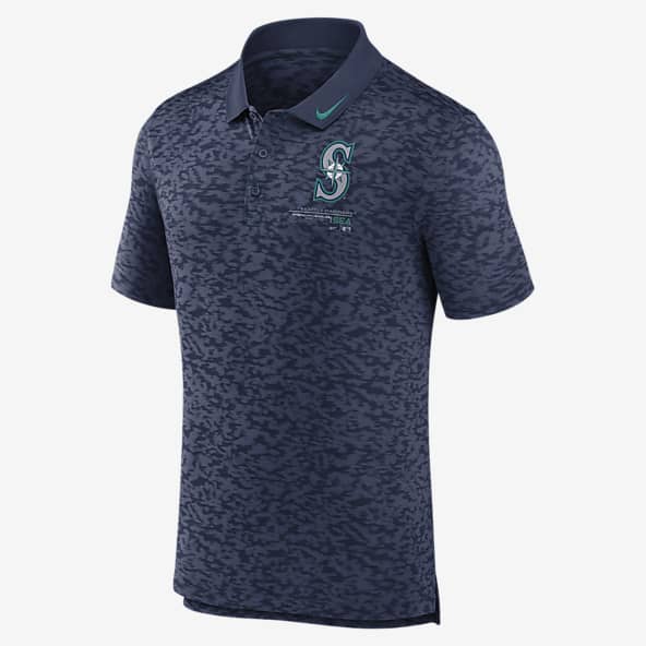 MLB Seattle Mariners Quarter Style Polo Shirt