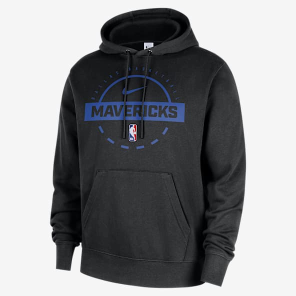 Dallas Mavericks Club Sudadera de entrenamiento con gorro sin cierre Nike de la NBA para hombre