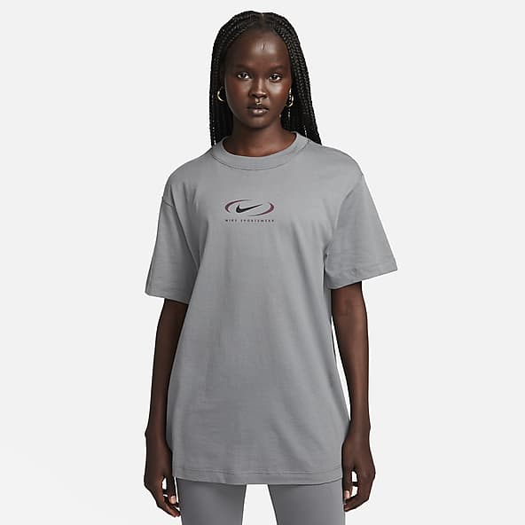Womens Grey Tops & T-Shirts. Nike.com