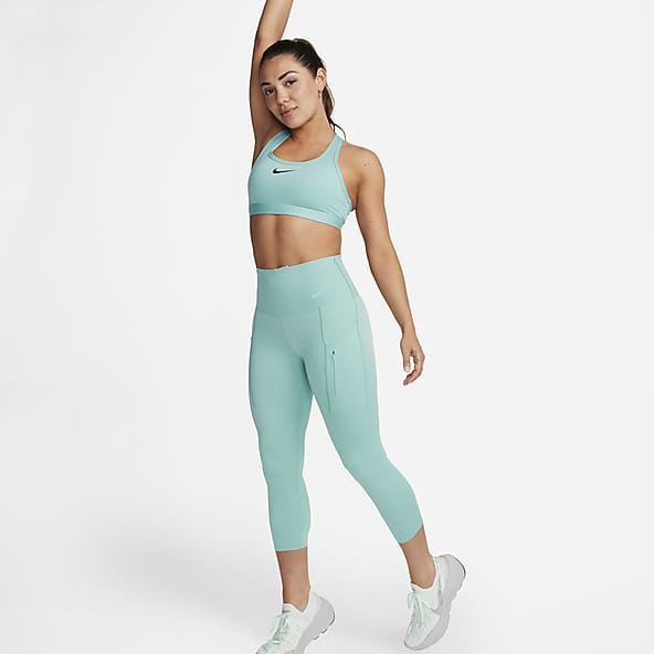 Lace-Up Front Sports Bra and Pockets Leggings Set in Purple - Retro, Indie  and Unique Fashion