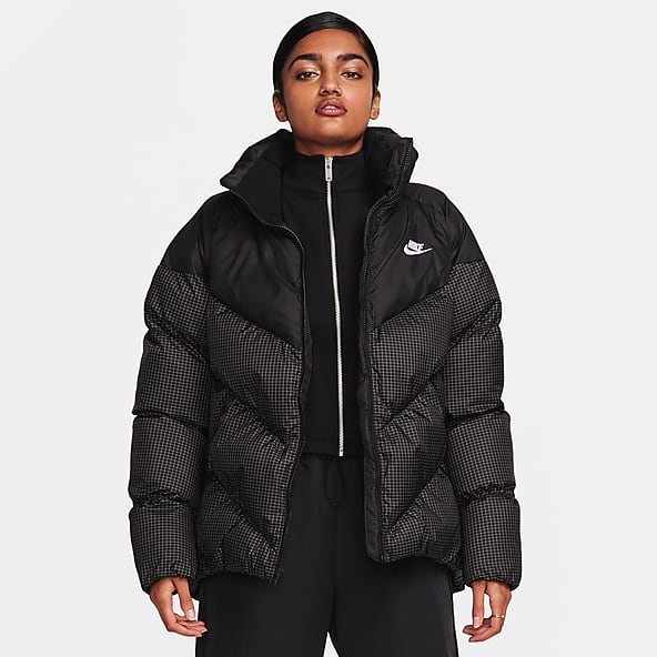 NIKE Sportswear Therma-FIT Repel Windrunner Jacket black/black/white Casaco  Puffer online at SNIPES