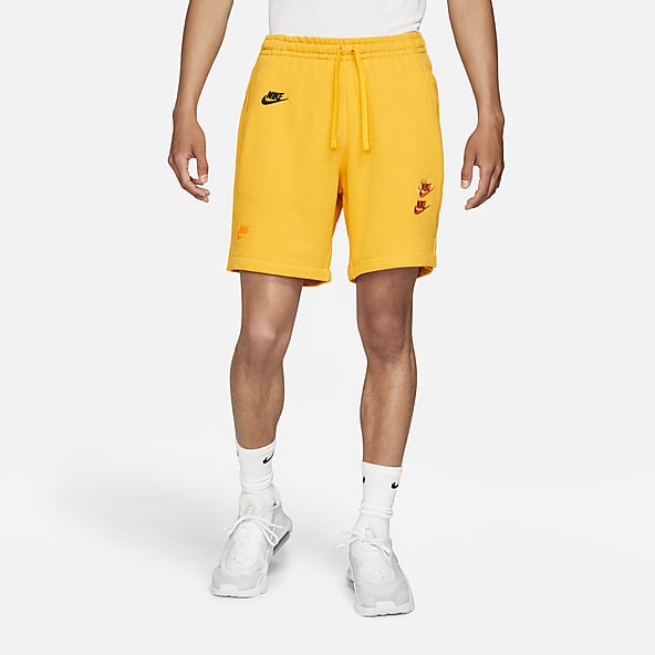 Yellow nike mens shorts Clearance