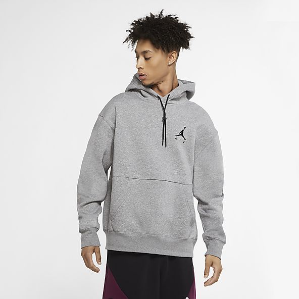 felpa air jordan grigia