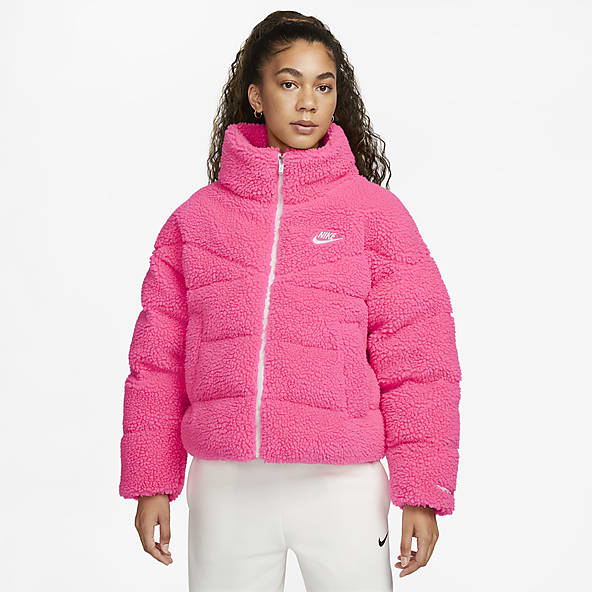 Chaquetas abrigos rosas. Nike ES