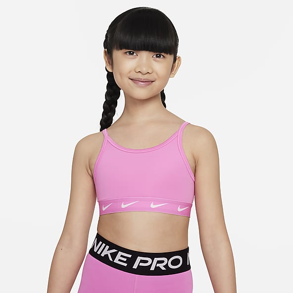 Buy Nike Nike Impact Strappy Bra Grx Pink In Pink