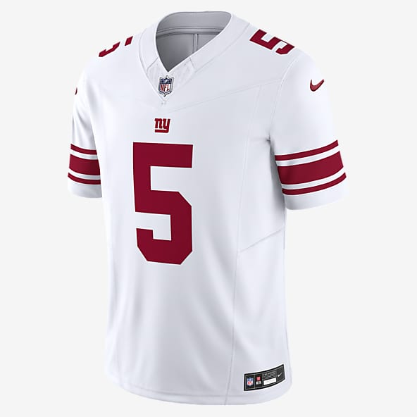 Nike New York Giants No8 Daniel Jones Red Men's Stitched NFL Limited Inverted Legend Jersey