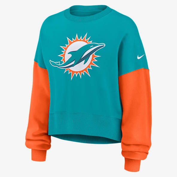 Miami Dolphins Women's Nike NFL Pullover Crew