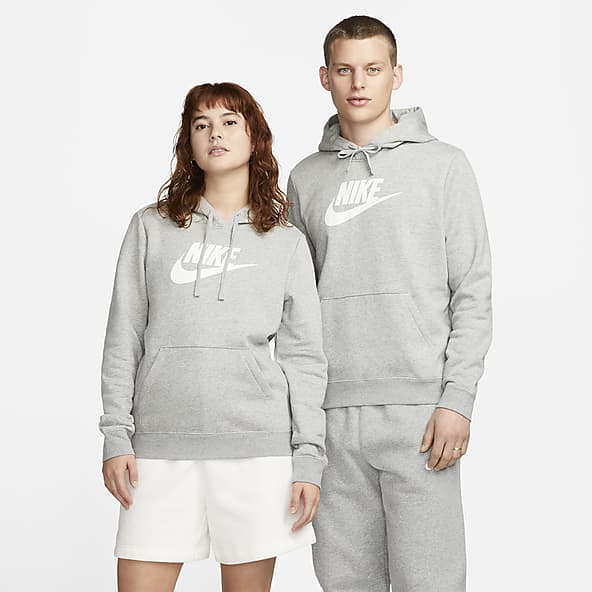 Grey nike hot sale hoodie sale